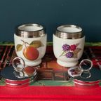 Royal Worcester Vintage Set Coddlers Eierkokers thumbnail 9