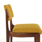 Set 4 Eetkamerstoelen 'haarlem' Vintage Gestoffeerd thumbnail 10