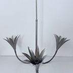 Unieke Vintage Metalen Hanglamp Fleur France ‘60 thumbnail 4