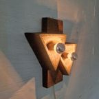 Brutalist Vintage Keramieken Wandlamp Design thumbnail 3