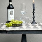Handbeschilderde Tafel Met Harlekijnpatroon thumbnail 6