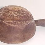 Primitieve Antieke Massief Houten Vijzel thumbnail 11