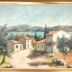 Nicole Le Guen - Schilderij - Landschap In Frankrijk thumbnail 6