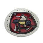 San Marino Keramiek - Marina Di Ravenna - Sgraffito - Italie - 70S thumbnail 2