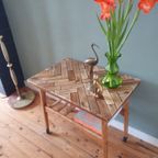 Mooie Vintage Trolley Bar Cart In Deens Stijl. Nu Met Nieuw Blad Toegevoegd. thumbnail 15