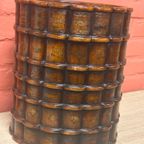 Decoratieve Massief Houten Papiermand In Boekvorm thumbnail 8
