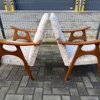 Set Van 2 Vintage Relax Stoelen thumbnail 12