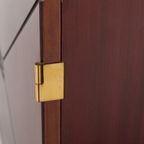 Vintage Unique Bar Cabinet With Brass Markings thumbnail 13