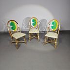 3 X Gasparucci Italo Ecc Antwerpen Tennis Chairs 1980S thumbnail 9