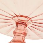 Art Deco Roze Taartschotel Rosaline Depression Glass Verrerie Scailmont thumbnail 11