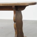 Geweldige Antieke Franse Halbank/ Bank Voor Aan De Eettafel Met Een Prachtig Patina thumbnail 6