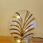 Vintage Murano Tafellamp Bureaulamp Tafel Lamp Messing thumbnail 12