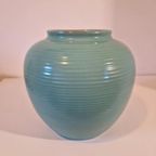 Adco Mintgroene Vintage Vaas Jaren 50 / 60 Design thumbnail 5