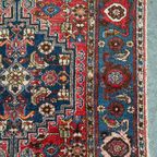 Perzisch Vloerkleed Blauw Rood Handgeknoopt 125X195Cm - Tapijt thumbnail 11