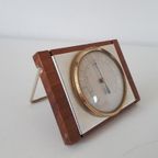 Vintage Temperatuur Meter Barometer Jaren 60 Bureau Ass. thumbnail 4