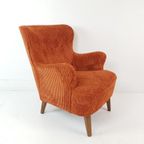 Vintage Artifort Theo Ruth Fauteuil Stoel Corduroy Rib Steen thumbnail 3