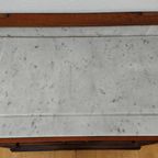 Vintage Frans Dressoir Commode Ladekast Met Marmer Blad 505 thumbnail 13