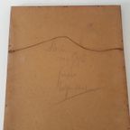 Antieke Prent Vincent Van Gogh Schilderij Vintage thumbnail 4