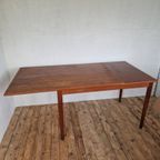 Vintage Deense Teak Uitschuifbare Tafel thumbnail 8