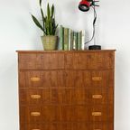 Scandinavisch Vintage Teak Fineren Ladekast Bjorli thumbnail 9