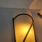 Een Paar Wandlampen Design Metaal Glas. thumbnail 5
