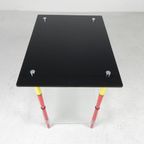 Arlecchino Tafel Met 2 Glasplaten In De Stijl Van Edoardo Poli, Jaren 50 thumbnail 12