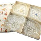 Vintage Set Kristallen Glazen Onderzetters thumbnail 9