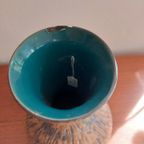 West Germany Vaas Vaasje Bruin Blauwgroen Groen thumbnail 6