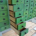 Stoere Xxl Vakkenkast / Ladekast Industrieel Vintage thumbnail 3