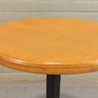 Vintage Industriële Kruk, Rond thumbnail 6