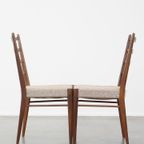 Set Van 4 Vintage Teakhouten Pastoe Cees Braakman Jaren ’60 Design Eetkamerstoelen thumbnail 4