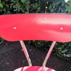 4 Mooie Vintage Formica Keukenstoelen Jaren 60S/70S thumbnail 5