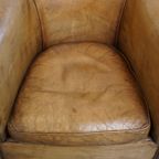 Stijlvolle Schapenleren Clubfauteuil Met Een Tijdloos Design Van Nico Van Oorschot thumbnail 2