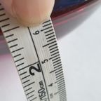 Vintage Murano Glas Asbak Roze Blauw thumbnail 11