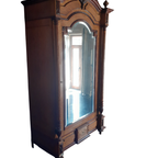 Kast Met Spiegel Vol Hout / Afwerking Wortelhout Fineer thumbnail 3