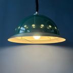 Grote Groene Dijkstra Space Age 'Dome' Schotel Hanglamp thumbnail 3