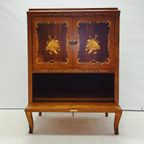 Vintage Marqueterie Kast thumbnail 15