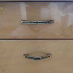Vintage Nachtkast Bedside Table Nachtkastje Hout Lade thumbnail 10