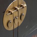 Antiek Houten Chinees Dressoir/ Altaar In Een Warme Donkere Kleur En Mooie Details thumbnail 9