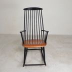 Spijlenstoel, Schommelstoel In De Stijl Van Tapiovaara thumbnail 6