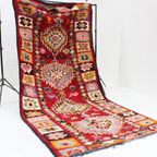 Vintage Berber Boujaad Wollen Vloerkleed 400 Cm thumbnail 2