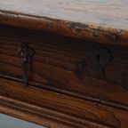 Prachtige Grote Antieke Salontafel Met Originele Details En Een Mooi Patina thumbnail 9