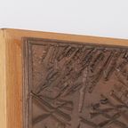 Unique Bronze Wall Landscape From Bror Marklund Sweden 1950’s thumbnail 9