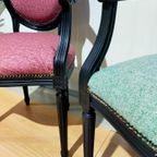 Set Van 2 Stijlvolle Louis-stijl Stoelen thumbnail 3