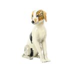 Vintage Honden Beeld Sculptuur Craquelé Keramiek Italy 31Cm thumbnail 12