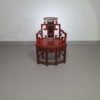 French Chinois Altar Chairs And Side Table thumbnail 13