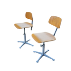 2 X Friso Kramer Architect / Industrial Chair By Ahrend De Cirkel. thumbnail 2