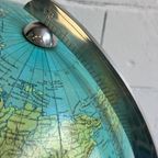 Vintage Xxl Aardbol / Globe In Glas : Columbus Duo Erdglobus thumbnail 9