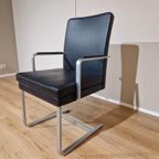 4x Hulsta D13 Stoelen - Eetkamerstoelen - Zwart Leder-design thumbnail 3