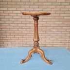 Antieke Wijntafel Plantentafel Ronde Bijzettafel thumbnail 11